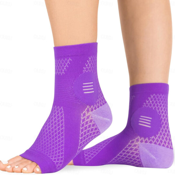 1 Pair Neuropathy Socks for Women and Men - Toeless Compression Socks Foot Neuropathy Socks, Peripheral Neuropathy Socks, Diabetic Neuropathy Socks, A