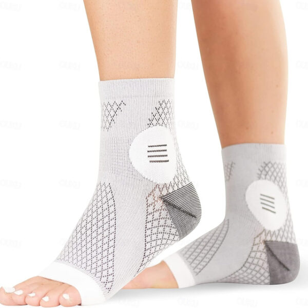 1 Pair Neuropathy Socks for Women and Men - Toeless Compression Socks Foot Neuropathy Socks, Peripheral Neuropathy Socks, Diabetic Neuropathy Socks, A