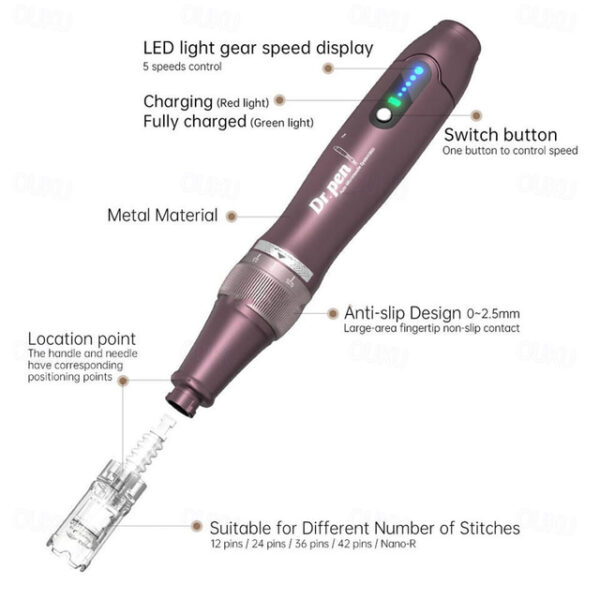 Authentic Dr Pen A10 Professional Wireless Dermapen Electric Stamp Design Microneedling Pen For MTS Skin Care 2024 - US $70.99