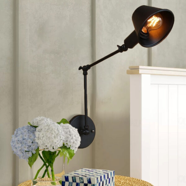 Country Retro / Decorative Swing Arm Lights Metal Wall Light Industrial 110-120V / 220-240V LED 6W / E26 / E27 2024 - US $69.99