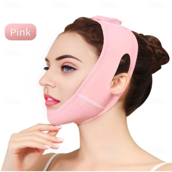 Double Chin Eliminator - V Line Lifting Mask with Chin Strap for Double Chin for Women -Face Lift, Prevent Sagging, V Shaped Slimmer - Innovative Lift