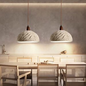 LED Pendant Light 3-Color Light 28/70/100cm 1/2/3-Light Industrial Wood Cement Japanese Antique Style E26/E27 Base Chandelier Ceiling Light Decor Hang