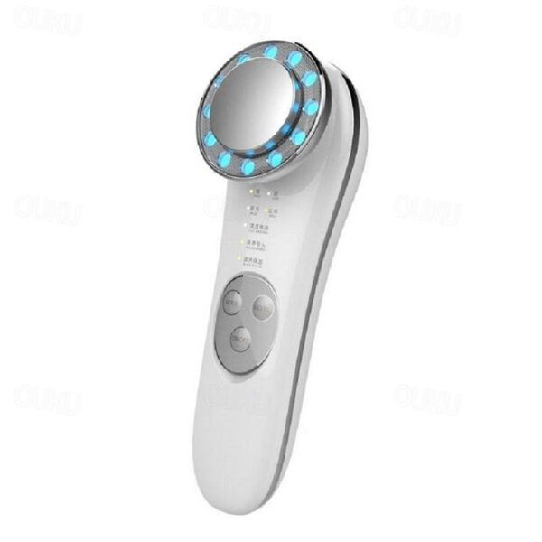 Portable Galvanic Facial Machine 7 In 1 High Frequency Face Massager Microcurrent Skin Firming Machine Skin Improve Roller Tools 2024 - US $27.99