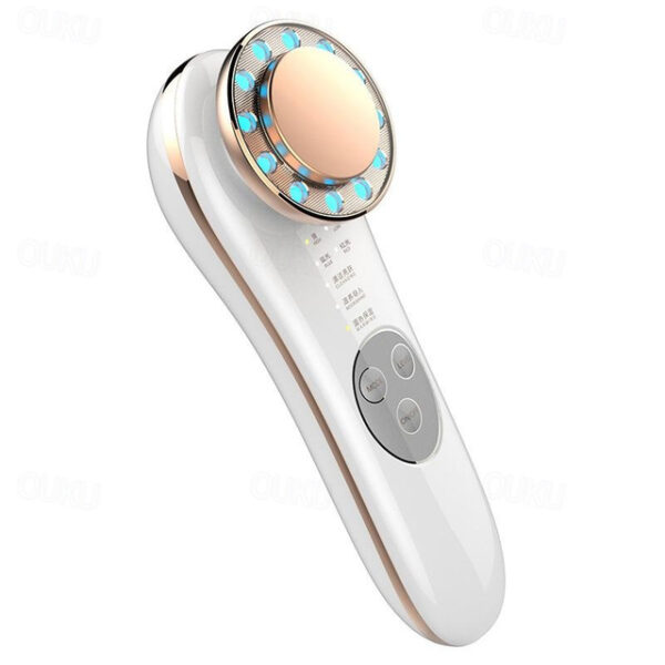 Portable Galvanic Facial Machine 7 In 1 High Frequency Face Massager Microcurrent Skin Firming Machine Skin Improve Roller Tools 2024 - US $27.99