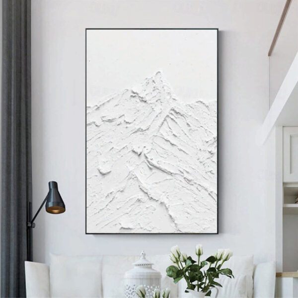 Wabi sabi artwork hand painted white Abstract Art White painting Wabi-Sabi Wall Art white Textured oil painting Wall Art Set of 2 white Wall Art white